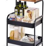 میز و قفسه چرخ دار مدرن