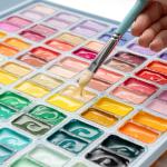 سیت رنگ گواش(آبی) میا هیـمی ۱۲ گرمی با ۱۱۲ رنگ