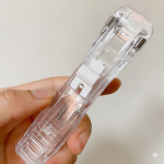 کلمپ فشاردهنده شفاف کوچک جهت صحافی (صحافی بدون آسیب به اسناد)