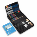 ست طراحی حرفه‌ای ۷۱ تکه (پنسل های رنگی، کاربنی و ترکیبی)