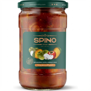 ترشی قارچ، زیتون و انبه اسپینو