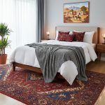 شال بافتنی طراحانه برای مبل و تخت، ۱۰۰٪ کتان