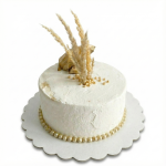 کیک خوشه طلایی و مروارید